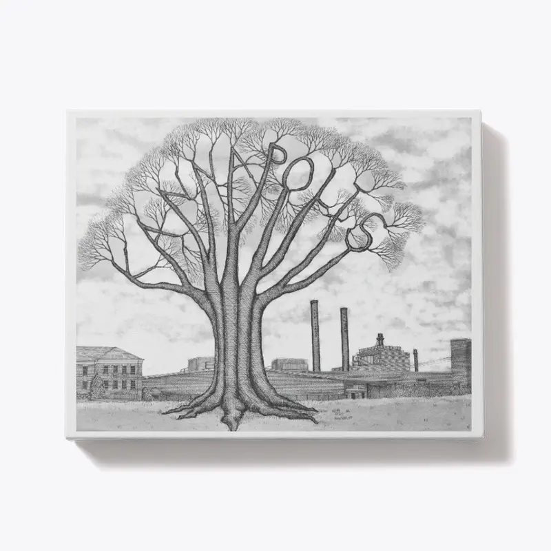 The Kannapolis NameTree Canvas Print