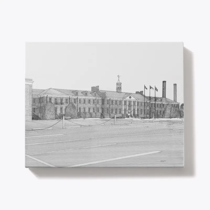 Cannon Mills Main Office Canvas Print